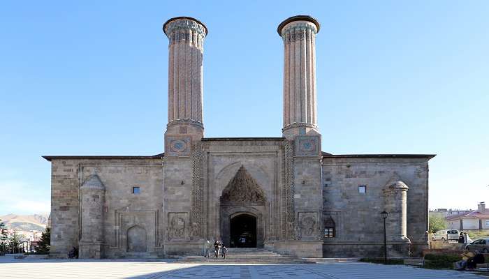 Twin Minaret Madrasa, one of the top places to visit in Sivas, Turkey. 