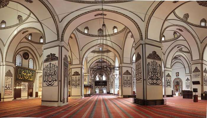 The interiors of Ulu Mosque in Malatya