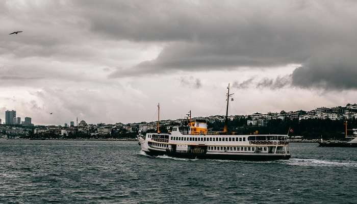 Ferry ride, one of the best transport options to reach Erikli Waterfalls.