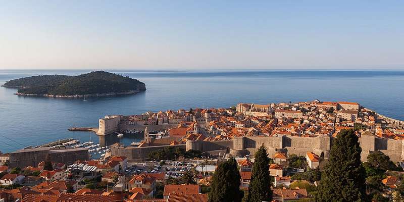 Inviting pathway along Dubrovnik City Walls offering breathtaking scenery