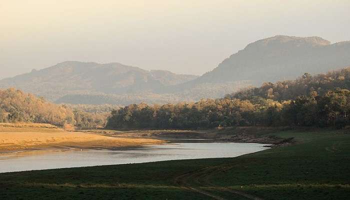 Satpura National Park is a main habitat for wildlife in the Mahadeo Hills in Madhya Pradesh 