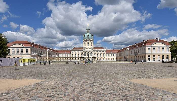 Charlottenburg Palace against a blue sky