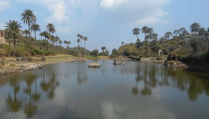 A lake in Achalgarh, Mount Abu