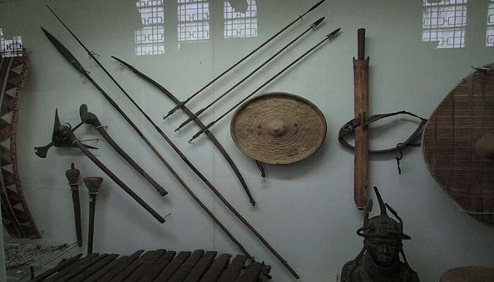 Antique weapons at Baroda Museum & Picture Gallery.