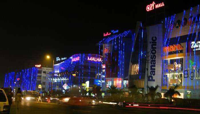 Inside view of Treasure Island Mall Indore