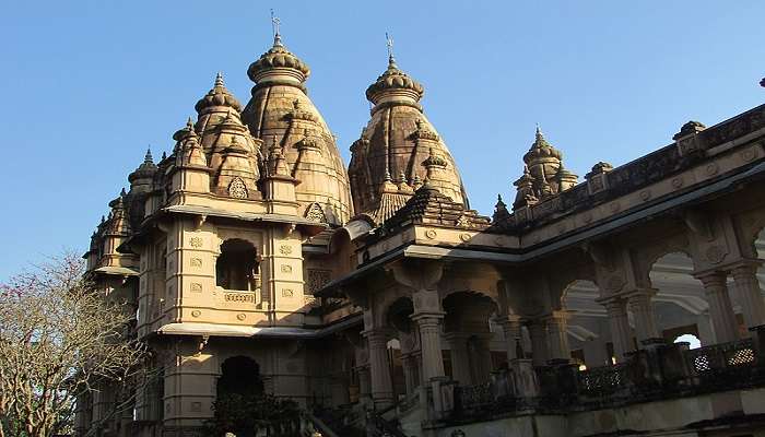 Intricate carvings and ornate sculptures outside the exterior.