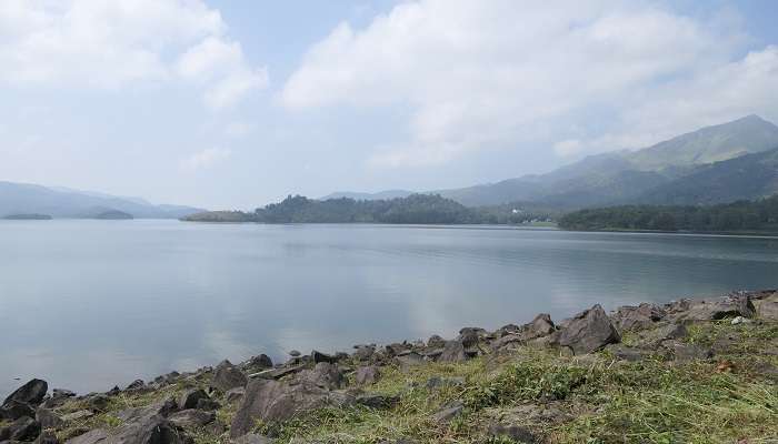 The view of Banasura Sagar Dam 