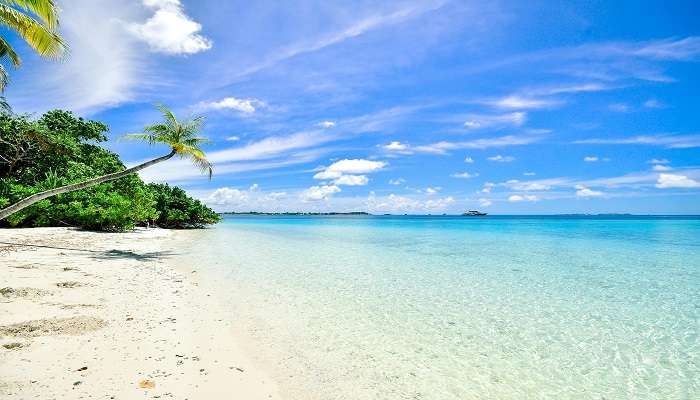 Scenic view of Beach Potočine with clear water