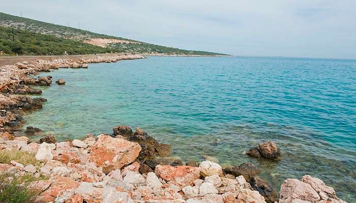 Mersin beach shoreline