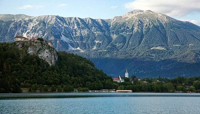 Beautiful Karawanks mountain range.