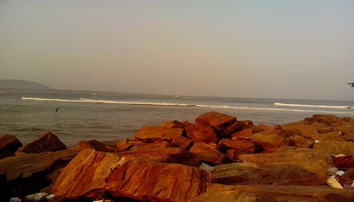 It is best to visit Bheemili Beach during the evening.