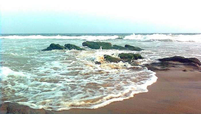 Be careful while exploring the beautiful Bheemili Beach.