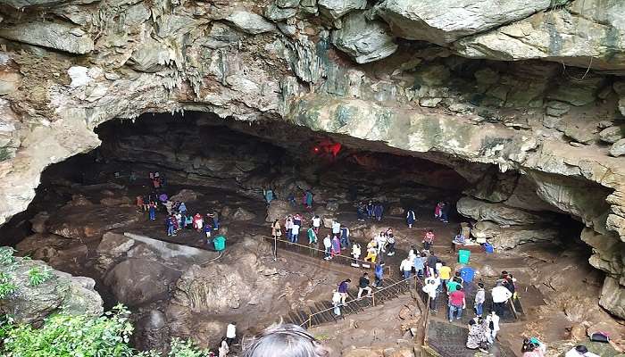 Borra Caves near Bheemili Beach is yet another attraction that you can visit in Andhra Pradesh.