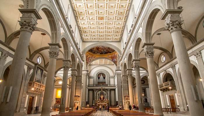 Genoa Cathedral in Genoa, Italy. 