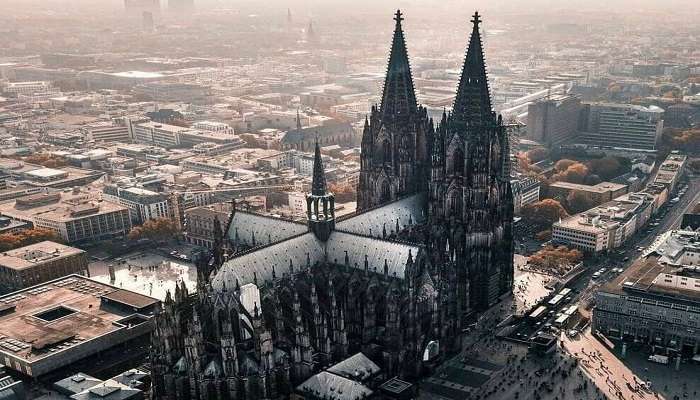 See the ornate detail at Cologne Cathedral, reflecting exquisite craftsmanship 