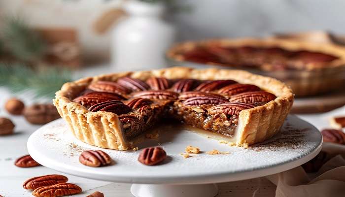 A delightful view of Pecan Pie