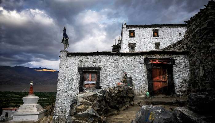 Experience the serene ambiance of Tibetan monasteries in Majnu Ka Tila.