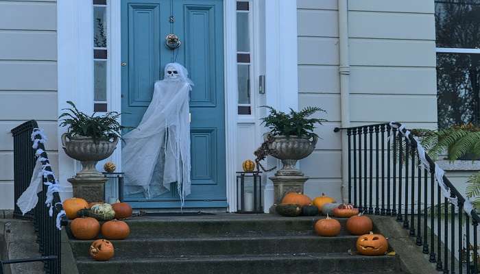 Decoration in Ireland, one of the best places to visit during Halloween