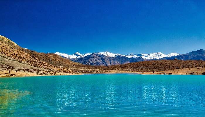 Freshwater view of Dhankar Lake