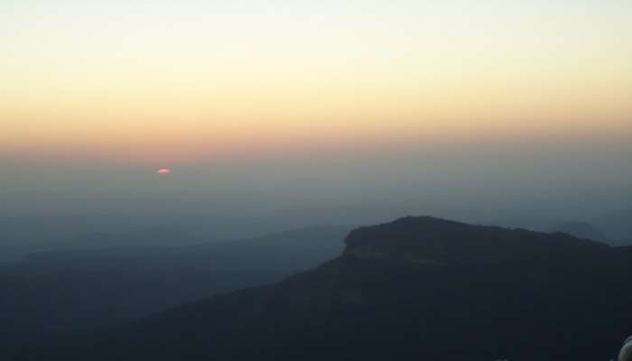 Dhoopgarh peak in MP near the Reechgarh Pachmarhi. 