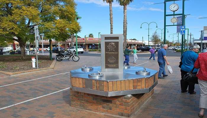 The Dante drinking fountain in Mildura, Victoria