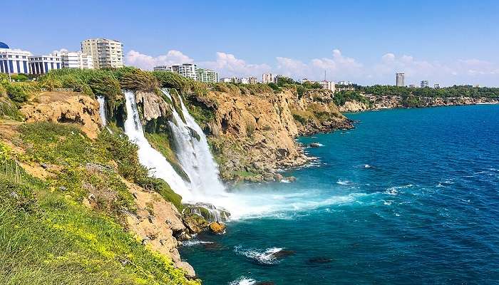 The majestic Duden Waterfalls in Antakya, Turkey.