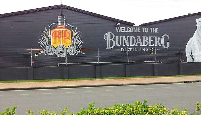 Entrance to Rum Factory at Bundaberg