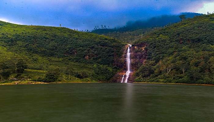 Waterfalls in Belihuloya Sri Lanka