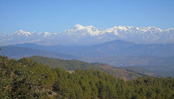 A Beautiful View of the Himalayas.