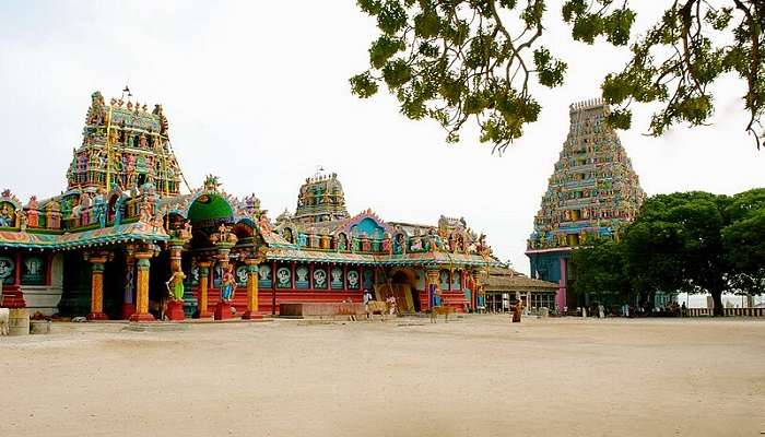 Nainativu Island is situated off the coast of the Jaffna Peninsula 