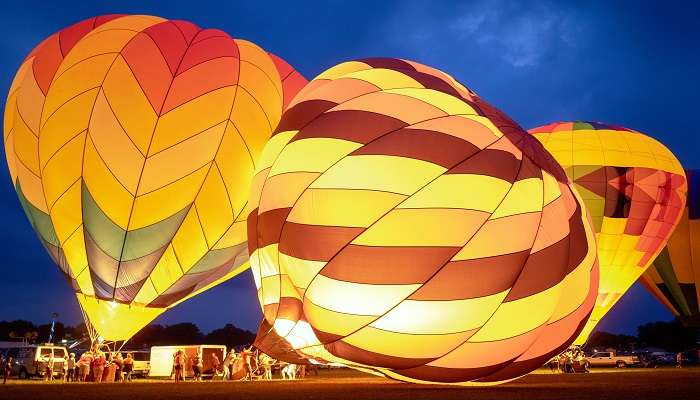 Albuquerque Balloon Fiesta night glow