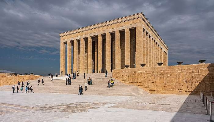 Magnificent ancient building at Anıtkabir