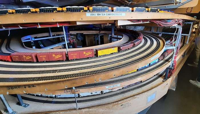 See train models at Miniatur Wunderland