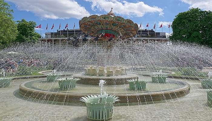 Fountain at the Tivoli Gardens 