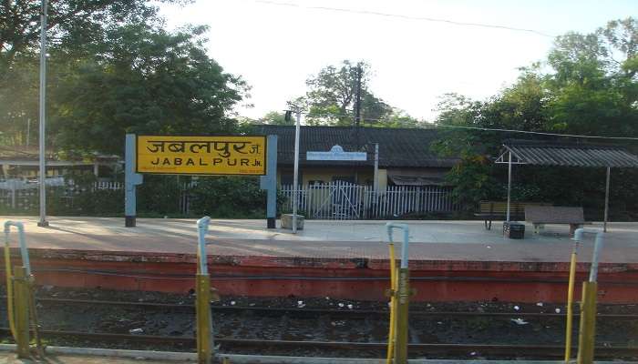  the view of jabalpur Railway Station in India 