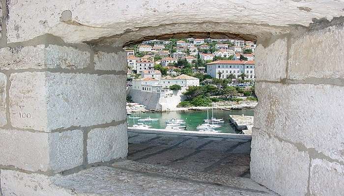 Enjoying the stunning vista of the old town from Dubrovnik City Walls 