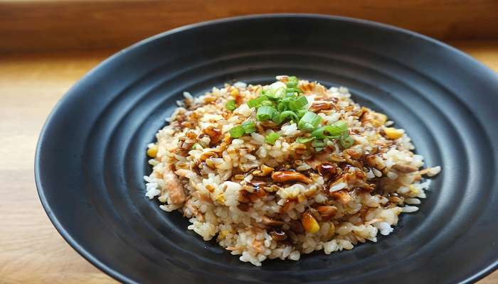 Hyderabadi Chicken Dum Biryani.