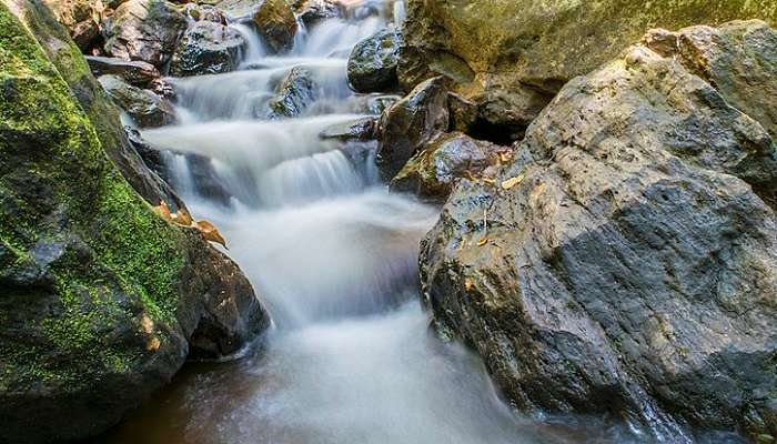 The view of Maredumilli waterfalls 