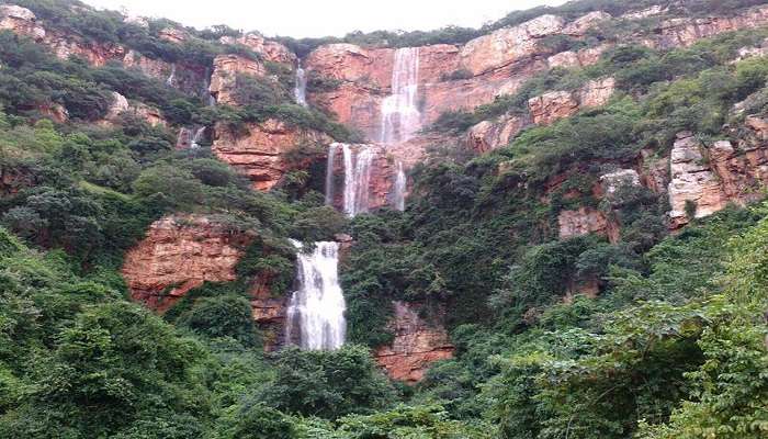 Kailasakona Waterfall is a serene and less-visited waterfall in the region