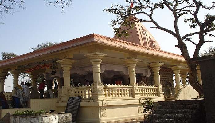 front view of the Kalabhairava Temple near the Nagarkot Ki Rani ujjain. 