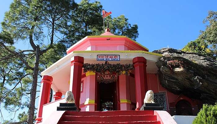 Landscape view of Kasar Devi Temple