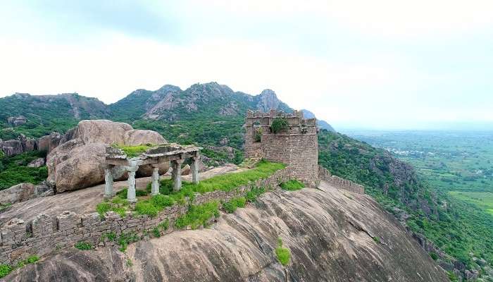  Point-by-point building parts at Kondaveedu Fort 