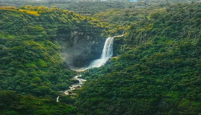 Kune Waterfalls a best Lonavala places to visit in one day.