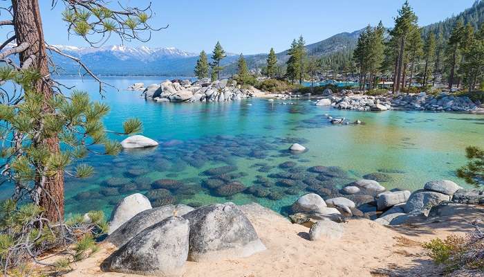 Lake Tahoe in Nevada, among the places to visit during Thanksgiving.