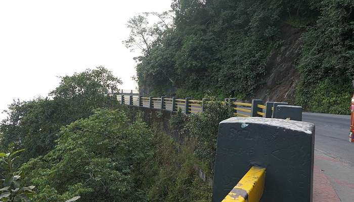 Winding road of Lakkidi View Point Kerala