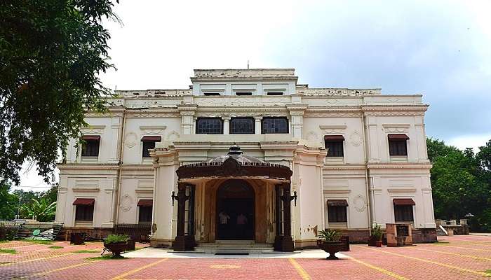 The view of Lalbagh Palace, Indore