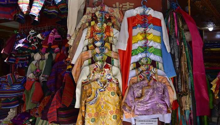 Explore the bustling market and discover unique Tibetan crafts at Majnu Ka Tila.