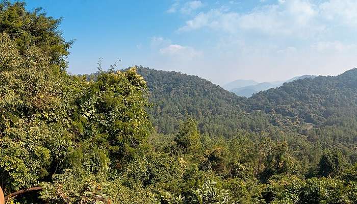 Eye-gazing view of Manyam viewpoint, Maredumilli