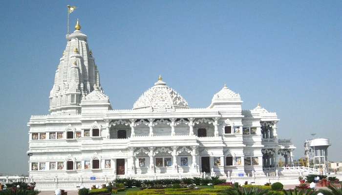 La belle vue de Prem Mandir: Mathura et Vrindavan