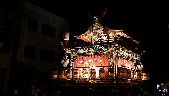 A stunning night procession.